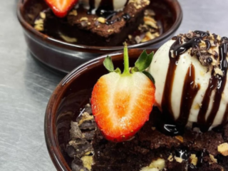 homemade desserts at the nags head restaurant in chichester